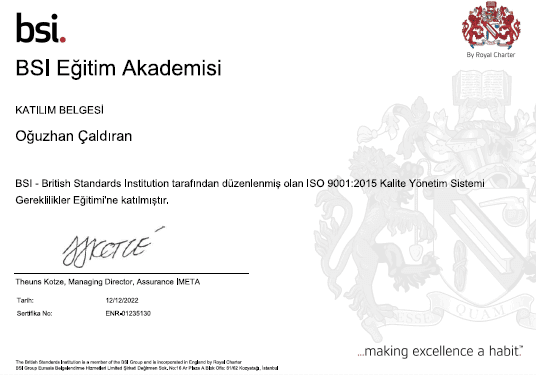 Sertifika 3